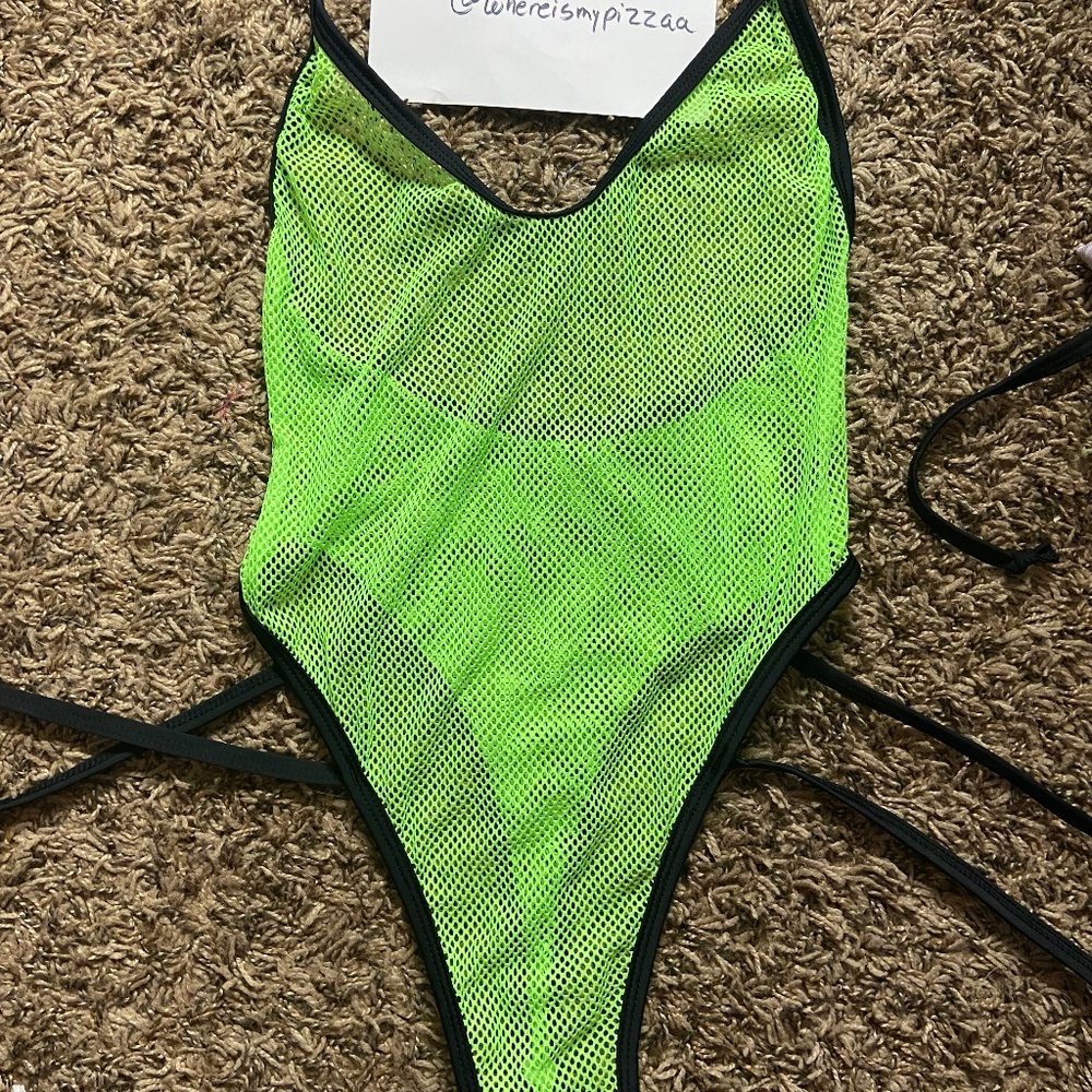 Neon Green bodysuit | Rolita Couture